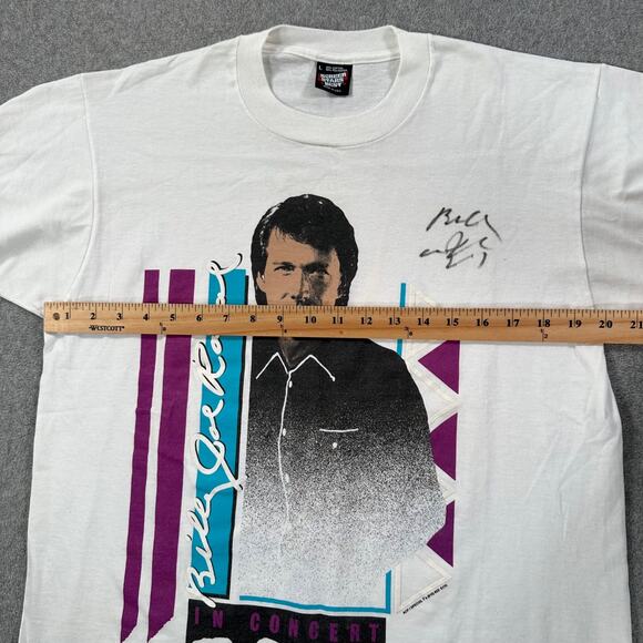 Billy Joe Royal Signed Concert Tee Shirt Size Large Short Sleeve Single Stitch - Picture 8 of 10